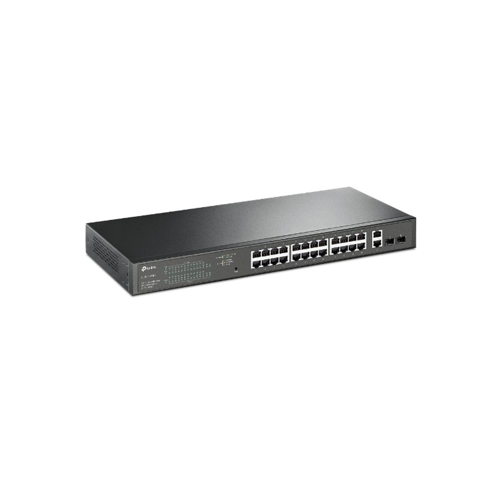 28-Port Gigabit Easy Smart Switch with 24-Port PoE + 28-Port Gigabit Easy Smart Switch with 24-Port PoE +