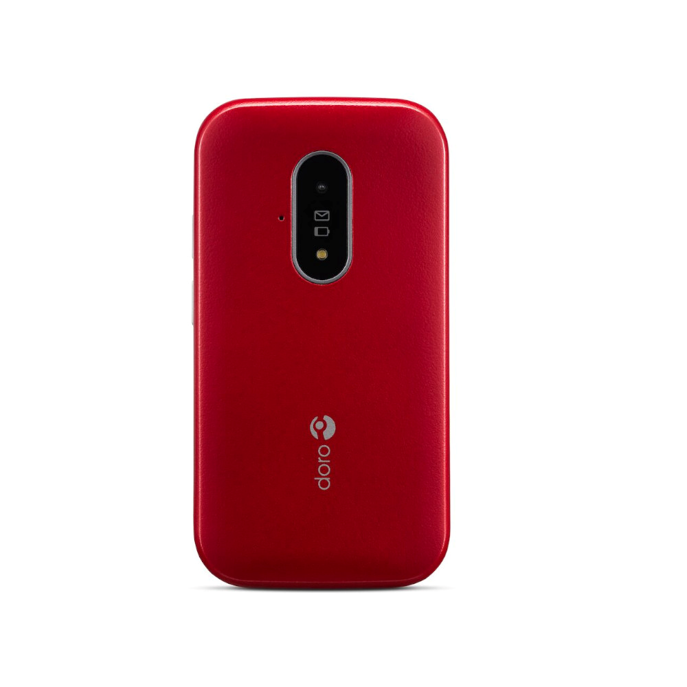 4G Simple Flip Phone (Red-White)