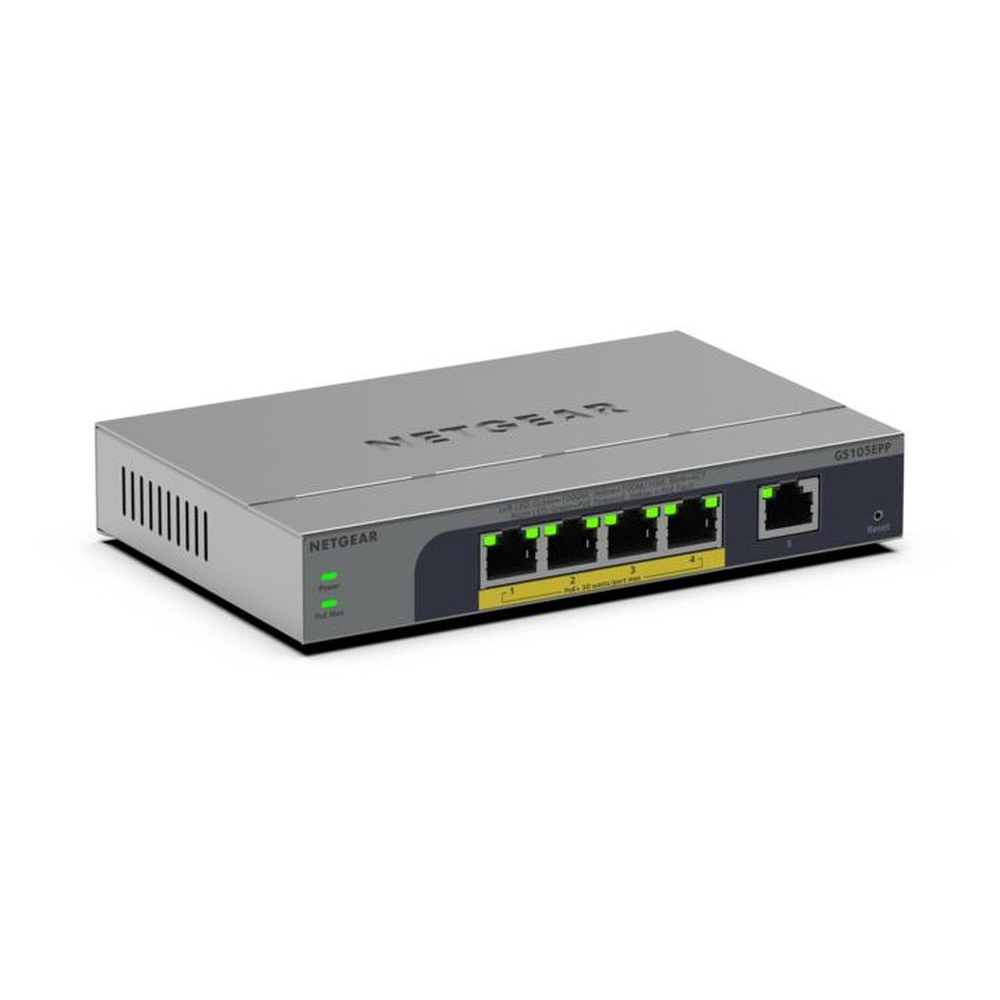 5PT GB PLUS SWCH W/ POE+ (GS105EPP)