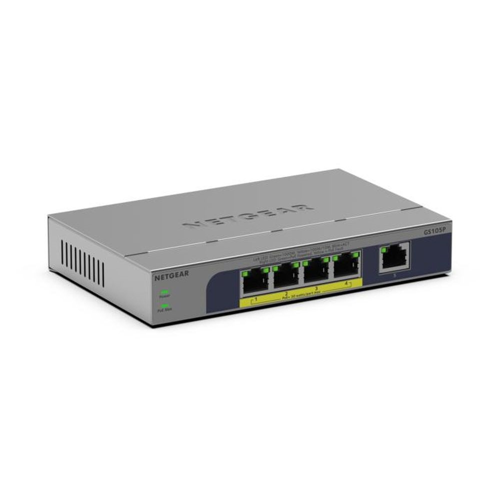 5PT GB UNMANAGED SWCH W/POE+ (GS105P)