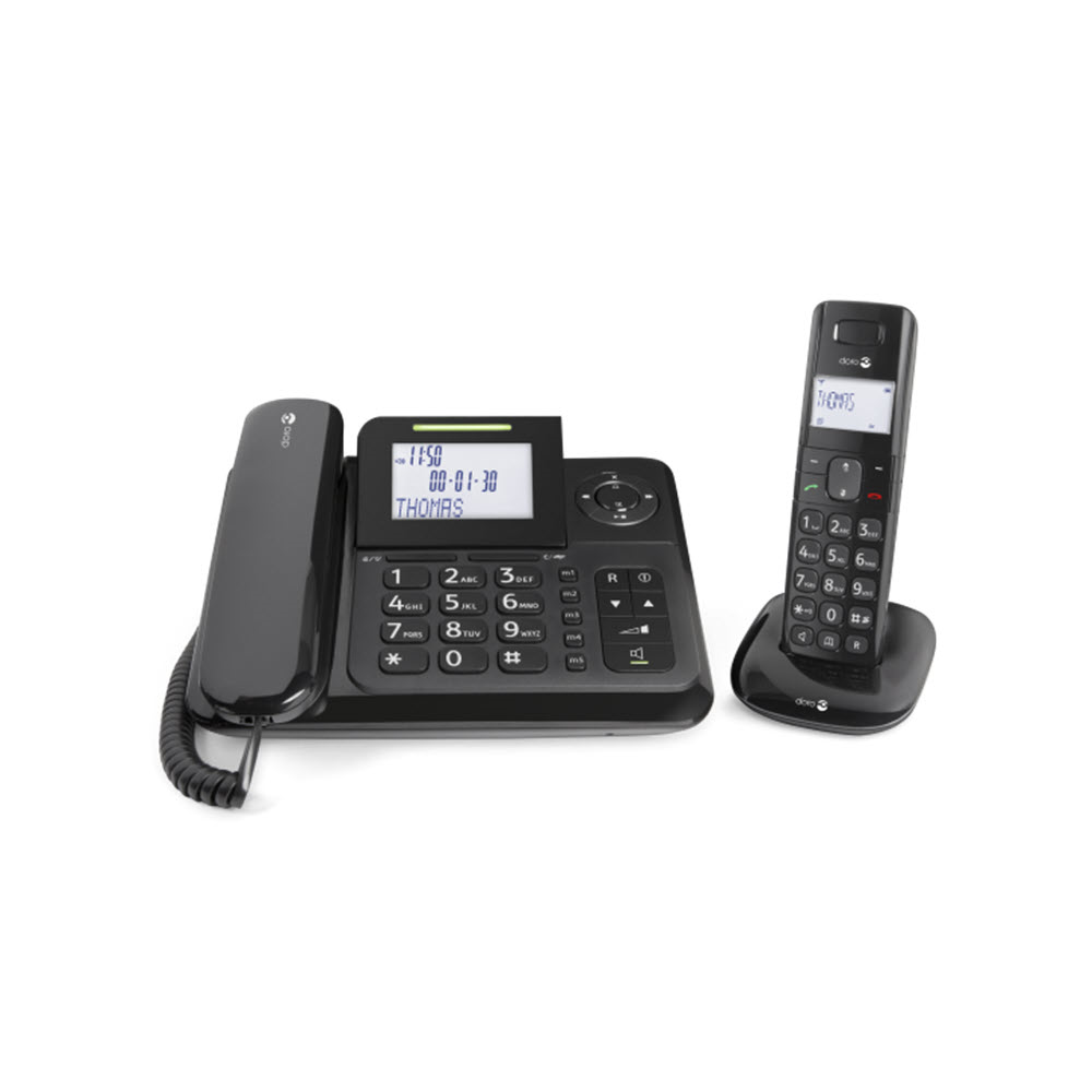 Doro CF-4005 BK 6052 - Combo Fixed+Dect phone