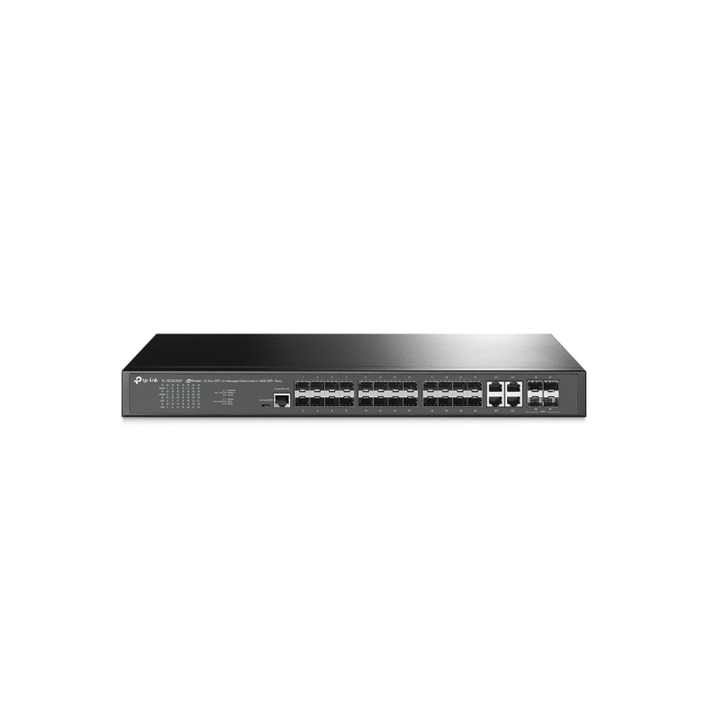 JetStream 24-Port SFP L2+ Managed Switch with 4 10GE SFP+ Slots