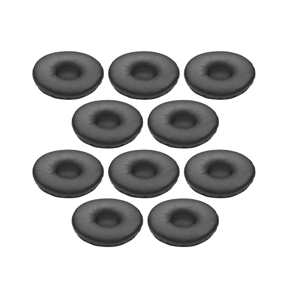 Large Leatherette ear cushion for Jabra BIZ2400 II NEXT GENERATION - 10 pieces pack