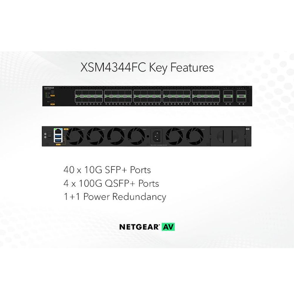 M4350-40F4C MANAGED SWITCH (XSM4344FC) M4350-40F4C MANAGED SWITCH (XSM4344FC)
