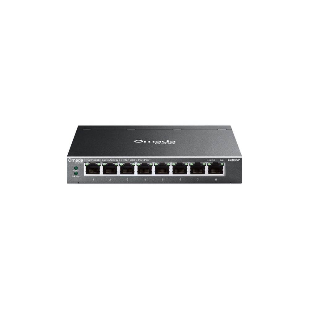 Omada 8-Port Gigabit Easy Managed Switch  with 8-Port PoE+