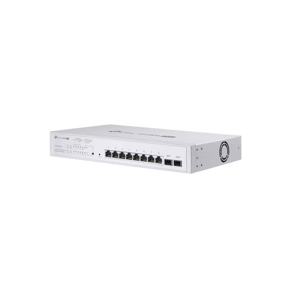 Omada Pro 8-Port PoE+ Gigabit Smart Switch with 2 Omada Pro 8-Port PoE+ Gigabit Smart Switch with 2