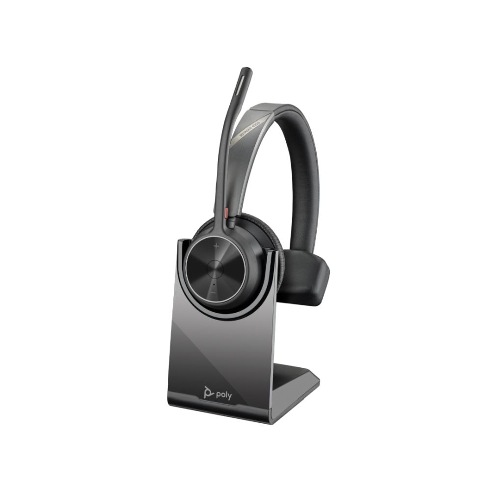 Poly BT Headset Voyager 4310 UC Mono USB-A Teams with Charging Stand