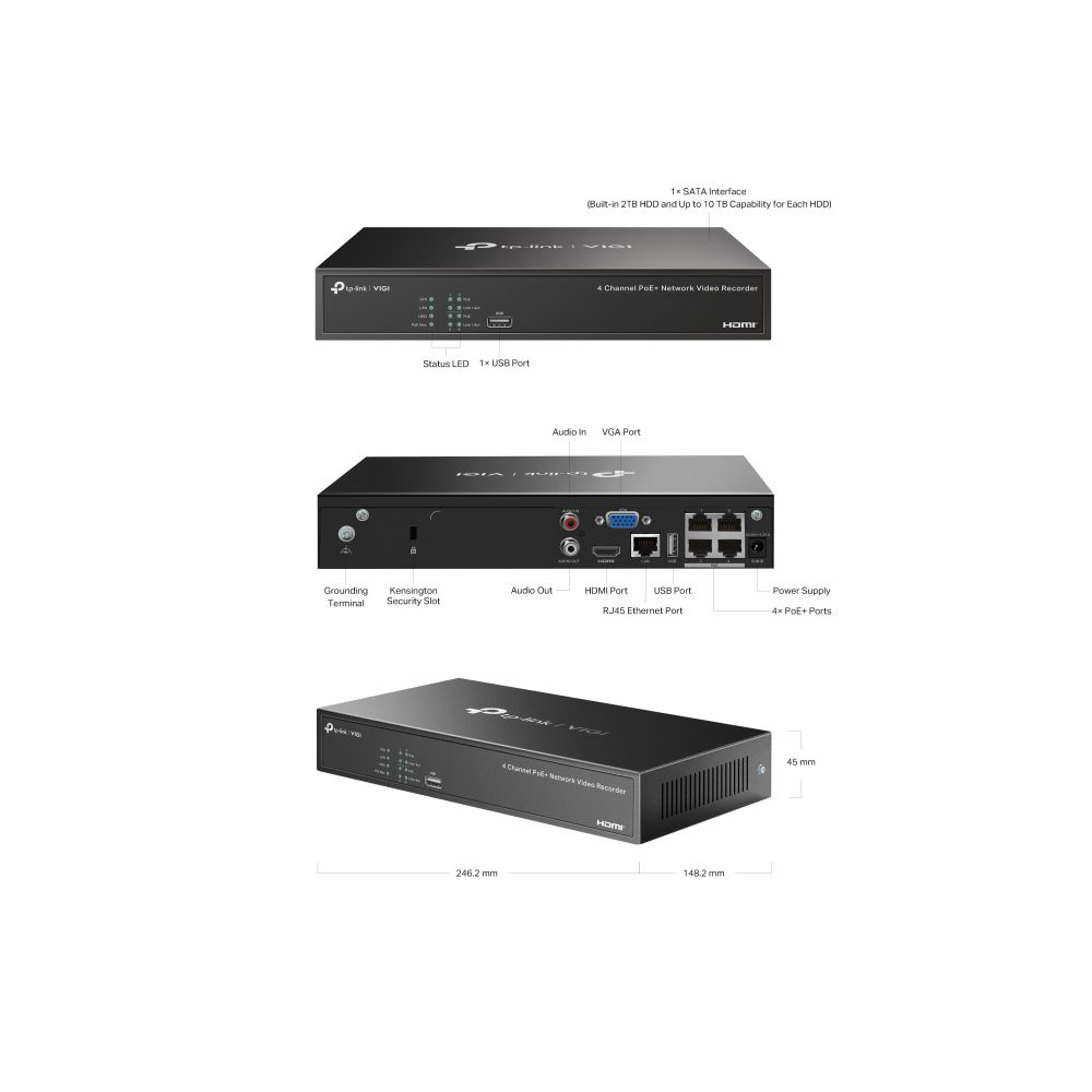 VIGI NVR1004H-4P-2TB