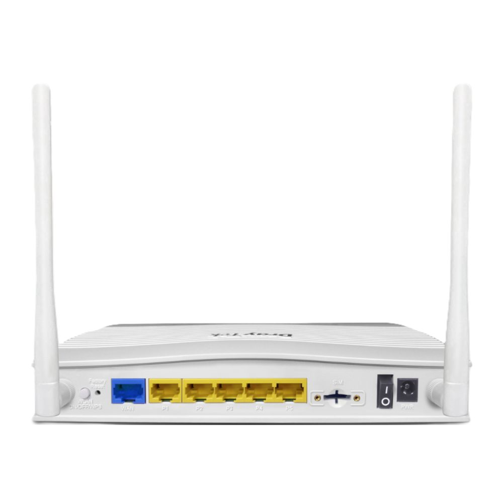 Vigor C410 LTE (4G) modem met DUAL SIM card slot 1 Gigabit WAN, 5 Gigabit LAN, 4 VPN Vigor C410 LTE (4G) modem met DUAL SIM card slot 1 Gigabit WAN, 5 Gigabit LAN, 4 VPN