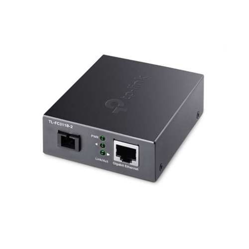 10/100/1000 Mbps RJ45 to 1000 Mbps Single-mode SC  WDM Bi-Directional Fiber Converter