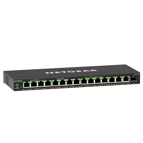 16PT GE PLUS SWCH W/ POE+