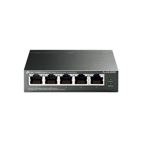 5-Port Gigabit Easy Smart Switch with 4-Port PoE+