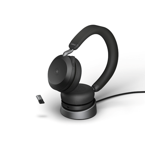 Jabra Evolve2 75 Link380a MS Stereo Stand Black Jabra Evolve2 75 Link380a MS Stereo Stand Black