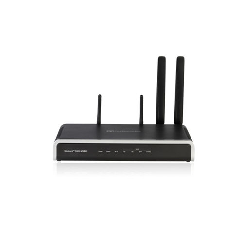 Mediant 500L with 2 BRI Voice Interfaces and 4 Fast Ethernet LAN ports