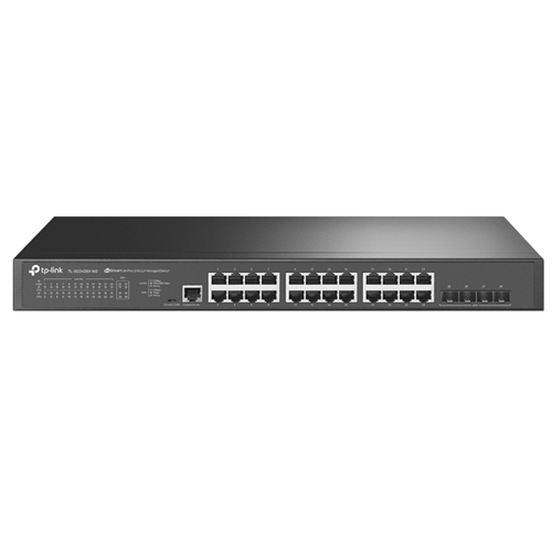 Omada - JetStream 24-Port Gigabit L2+ Managed Switch with 4 10GE SFP+ Slots Omada - JetStream 24-Port Gigabit L2+ Managed Switch with 4 10GE SFP+ Slots