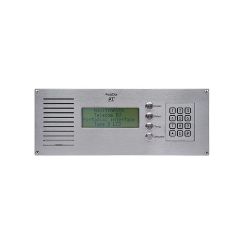 PortaDial type 8 LCD Door Phone Horizontale variant PortaDial type 8 LCD Door Phone Horizontale variant