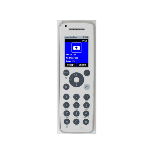 Spectralink 7742, inclusief batterij includes battery. Spectralink 7742, inclusief batterij includes battery.