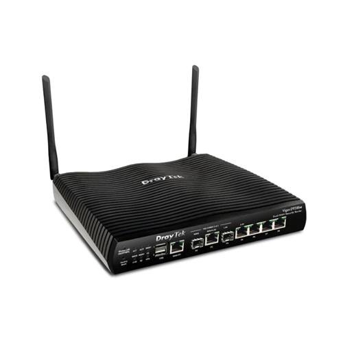 Vigor 2928be 10 Gigabit multi-WAN breedband router 1x SFP+ 10Gbps slot (WAN), 1x 10GbE WAN/LAN Vigor 2928be 10 Gigabit multi-WAN breedband router 1x SFP+ 10Gbps slot (WAN), 1x 10GbE WAN/LAN