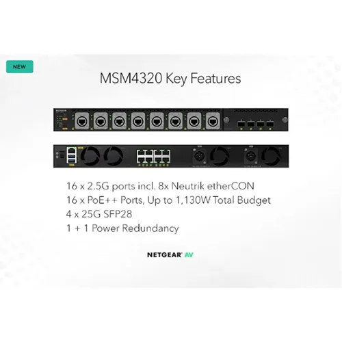 M4350-16M4V managed switch (MSM4320)