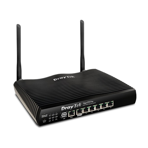 Vigor 2927ax Dual Gigabit WAN breedband router 5 Gigabit LAN, 802.11ax wireless